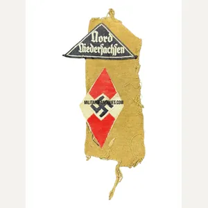Cut-Off Hitler Youth Insignia