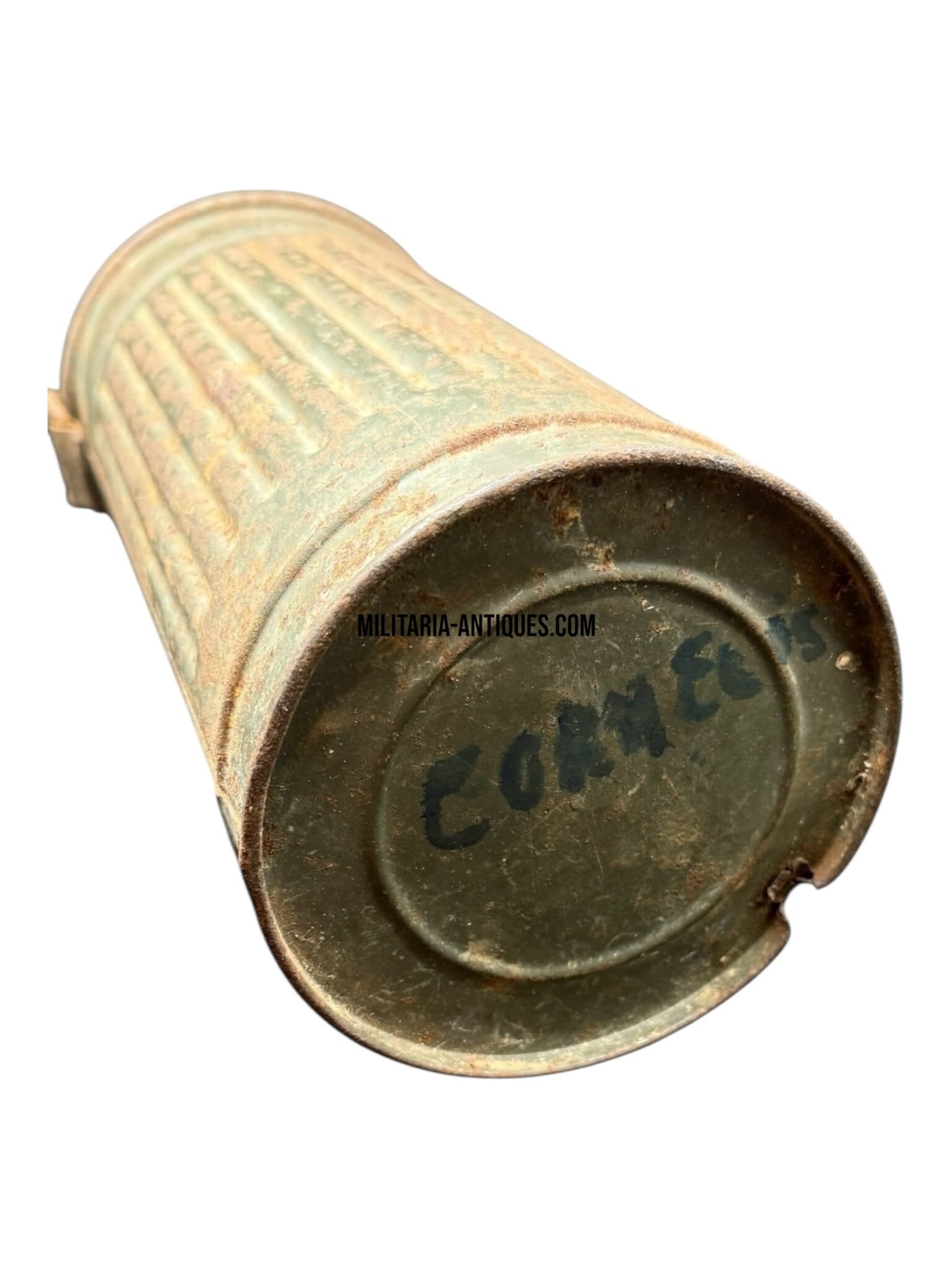 Battle-Damaged German Gasmask Canister — image 5