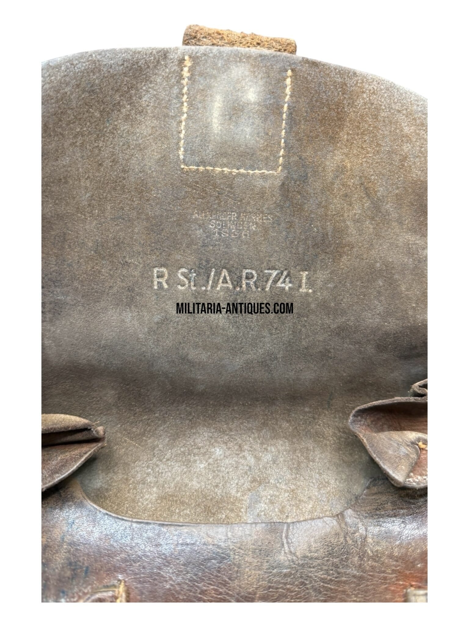 Early-War German Map Case – Alexander Hermes 1936, Unit Marked — image 5