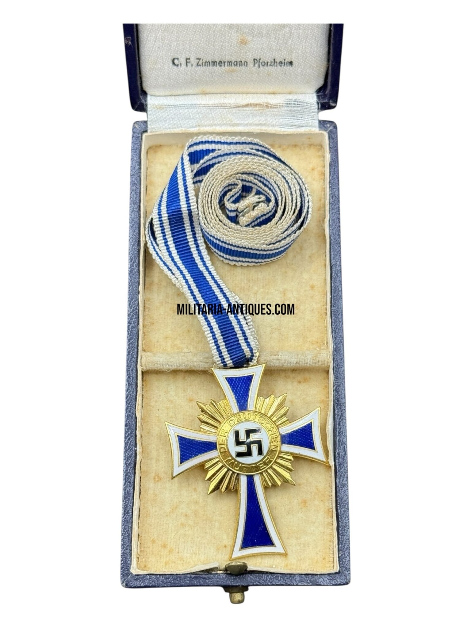 Mother's Cross in gold with box — image 6