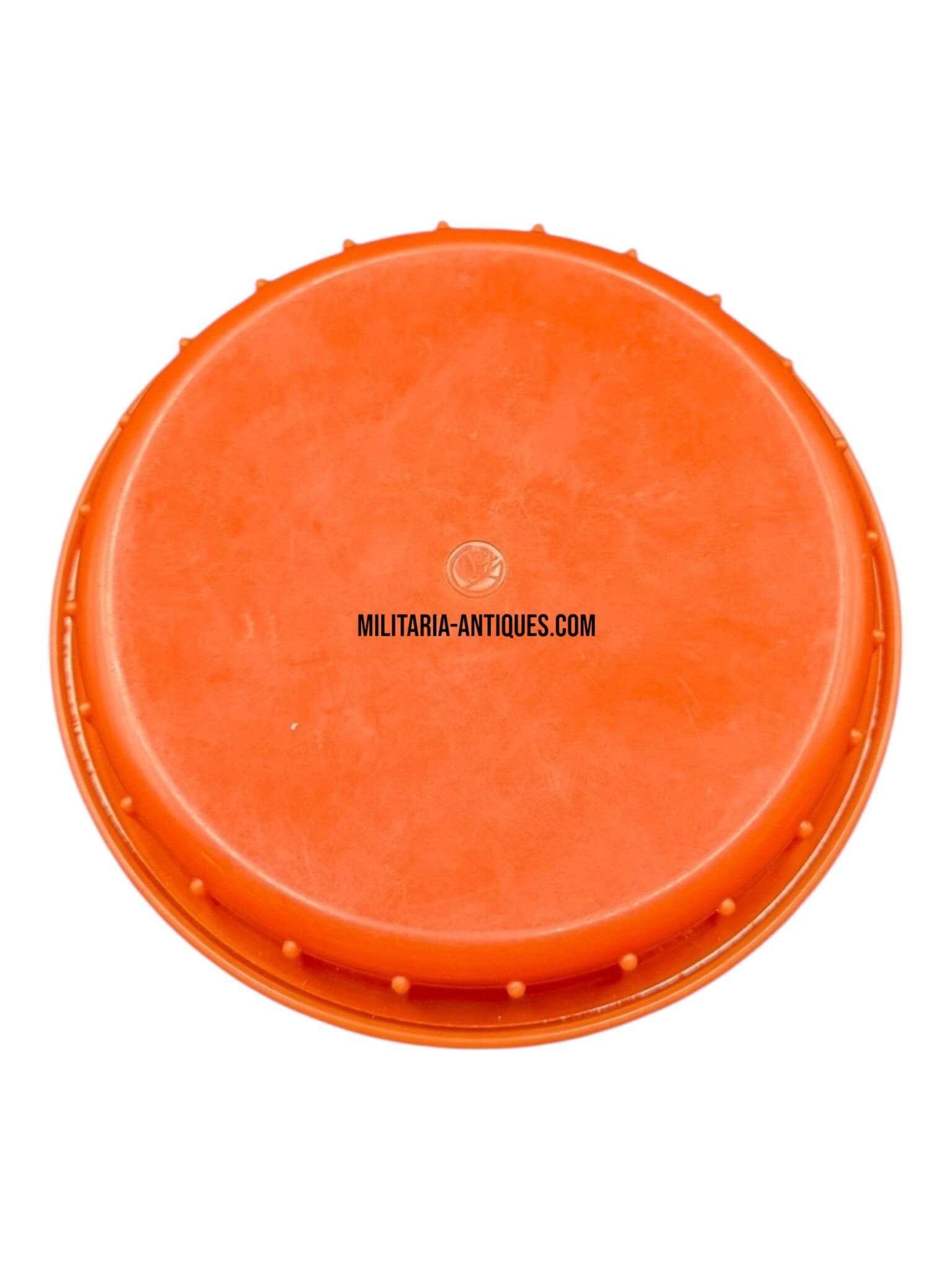 Orange bakelite butterdish — image 3