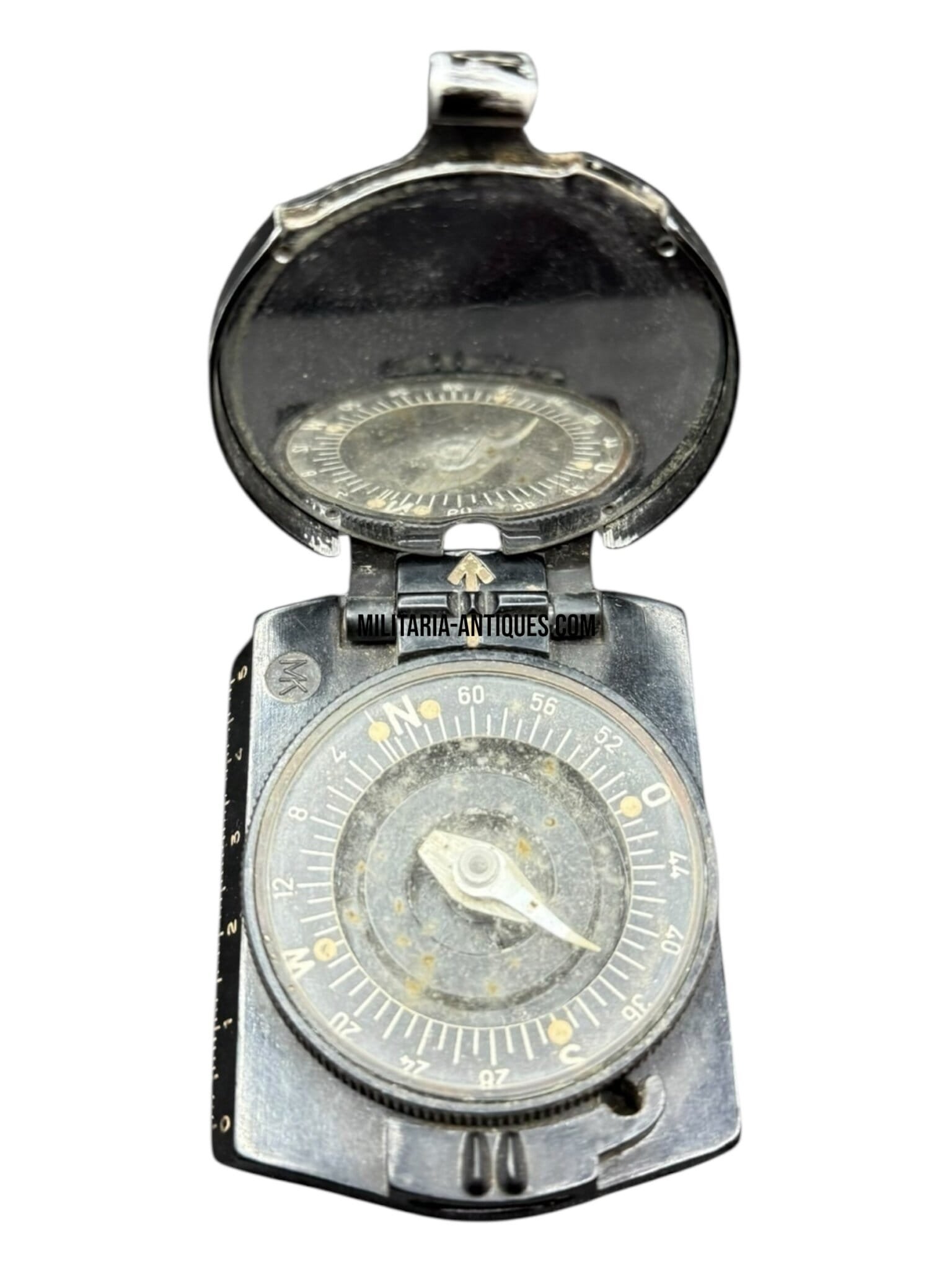 bakelite marching compass marked mk — image 2