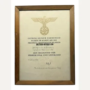 Heldentod Citation regiment 253