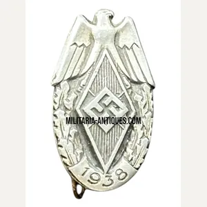 Hitler-Jugend pin 1938