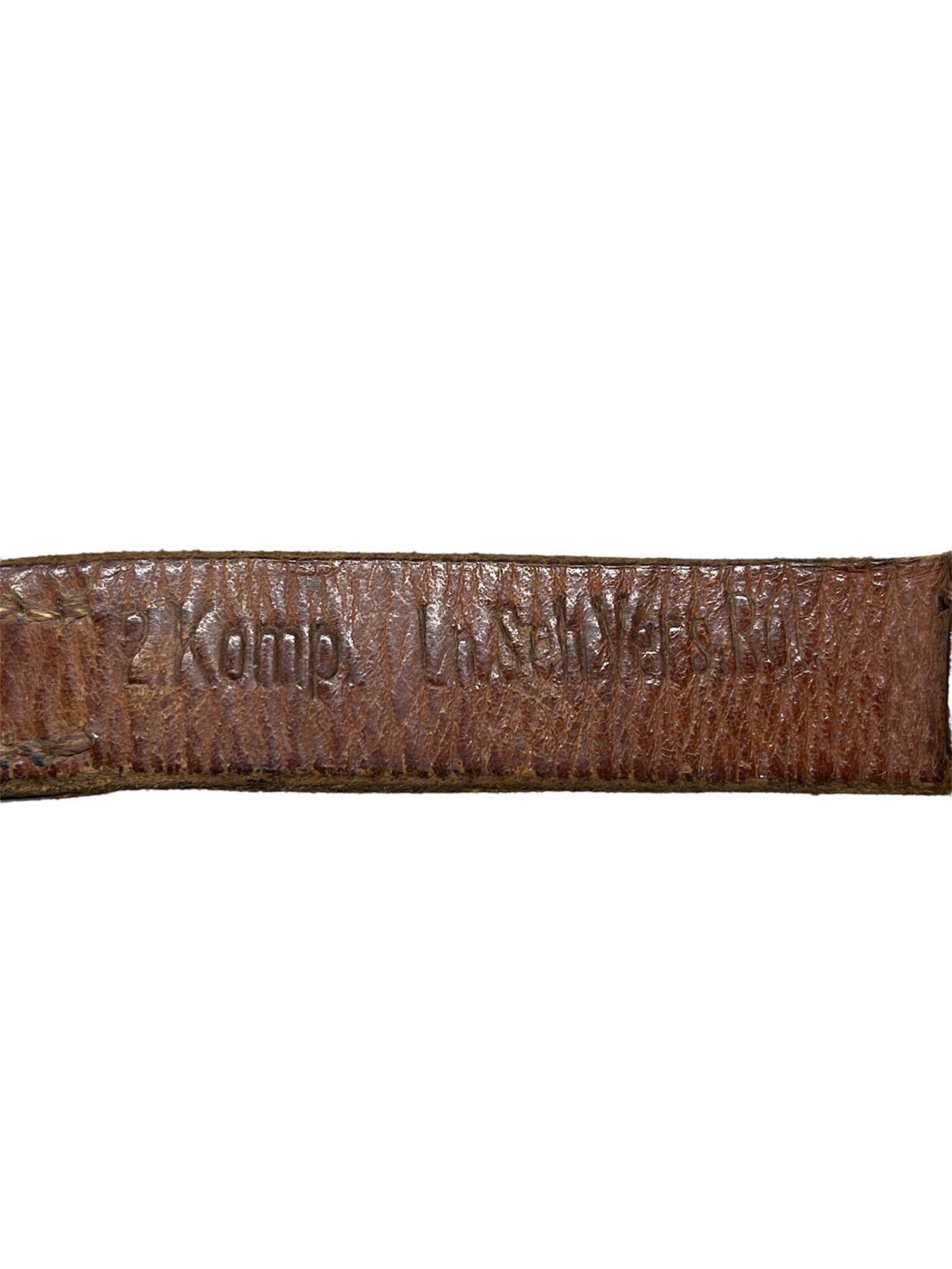 Luftwaffe brown equipment strap — image 4