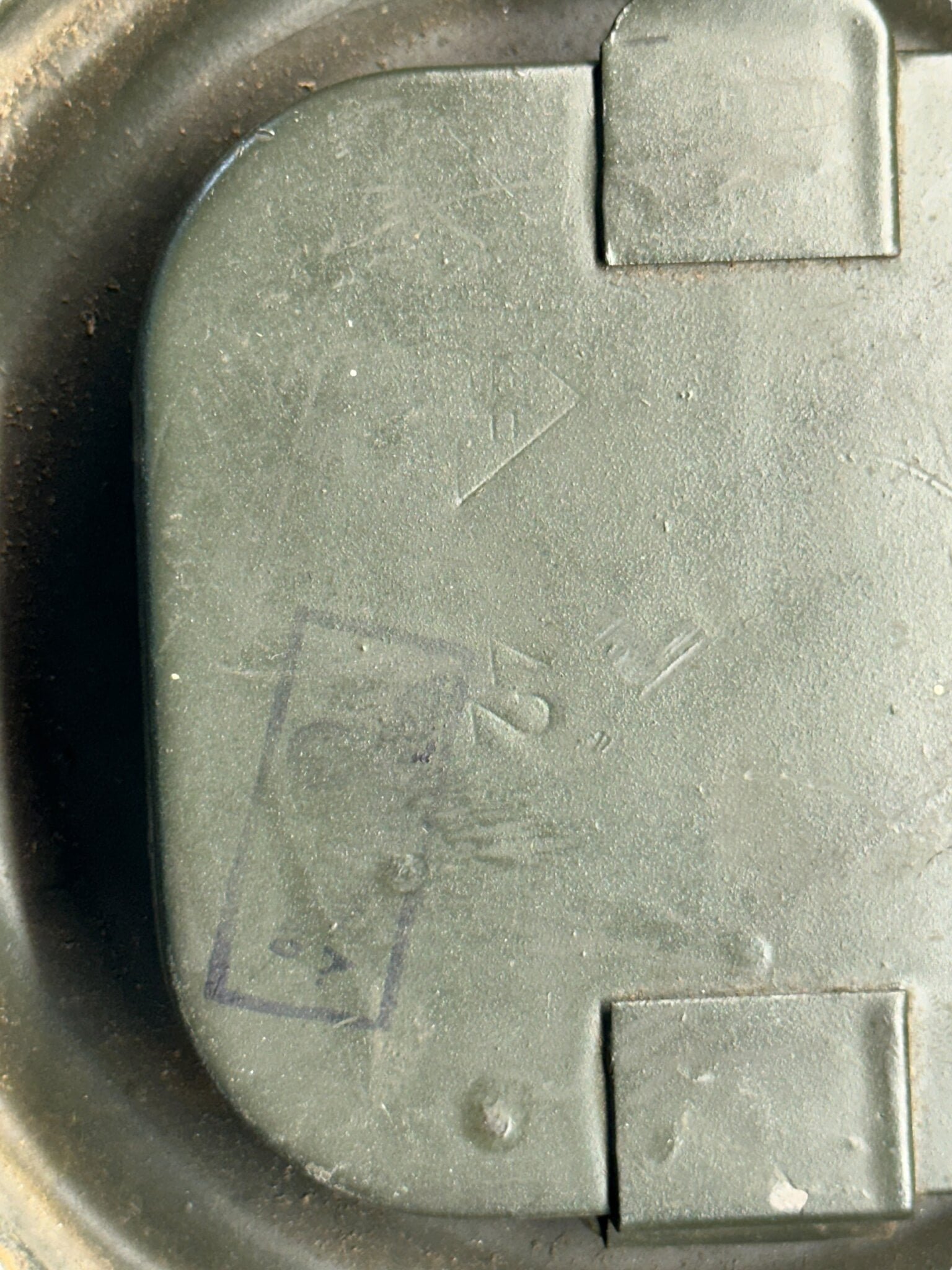 Gasmask canister marked EF42 — image 5