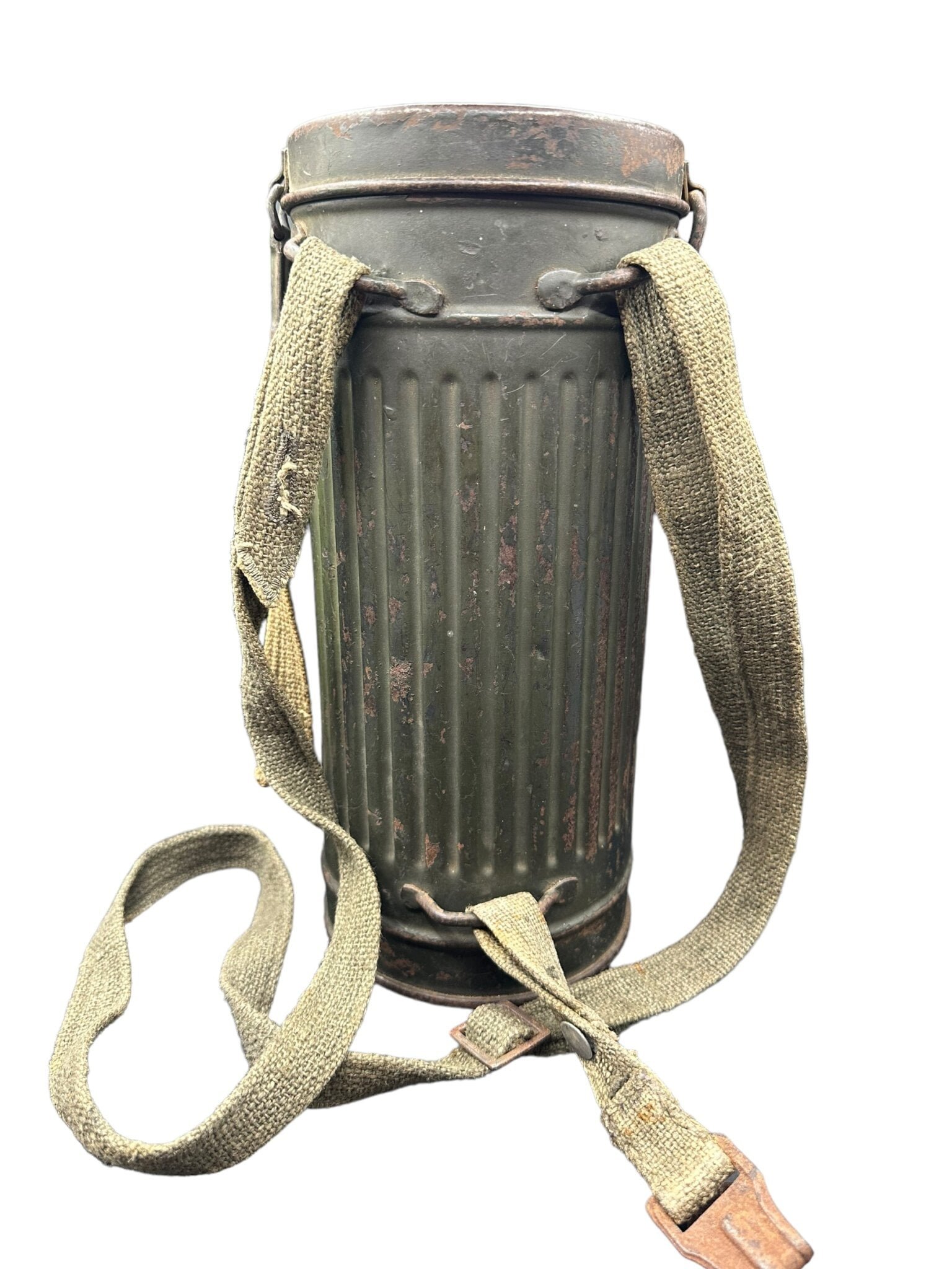 Green camouflaged gasmask — image 2
