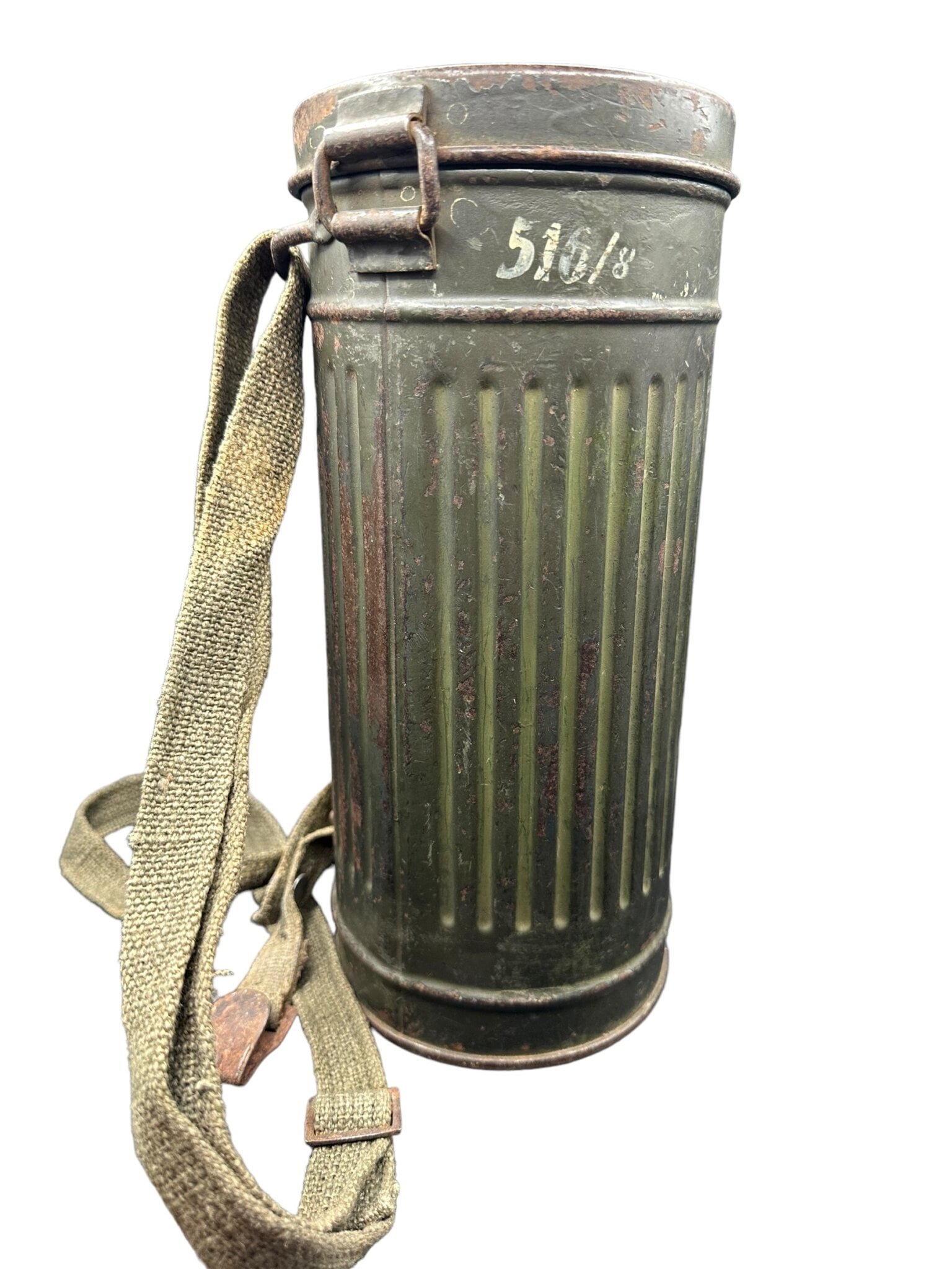 Green camouflaged gasmask — image 3