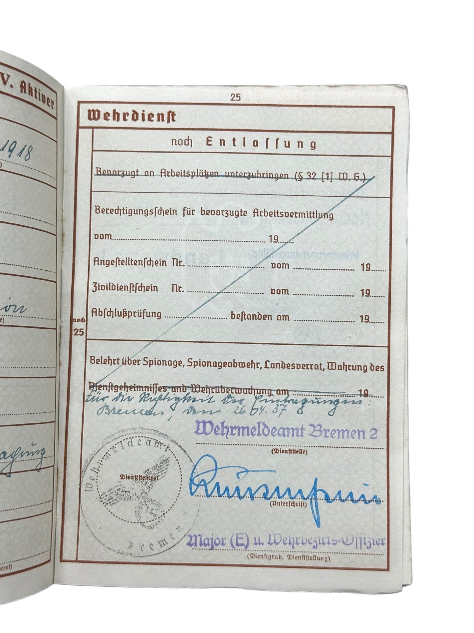 Kriegsmarine Wehrpas with his EKM! — image 10