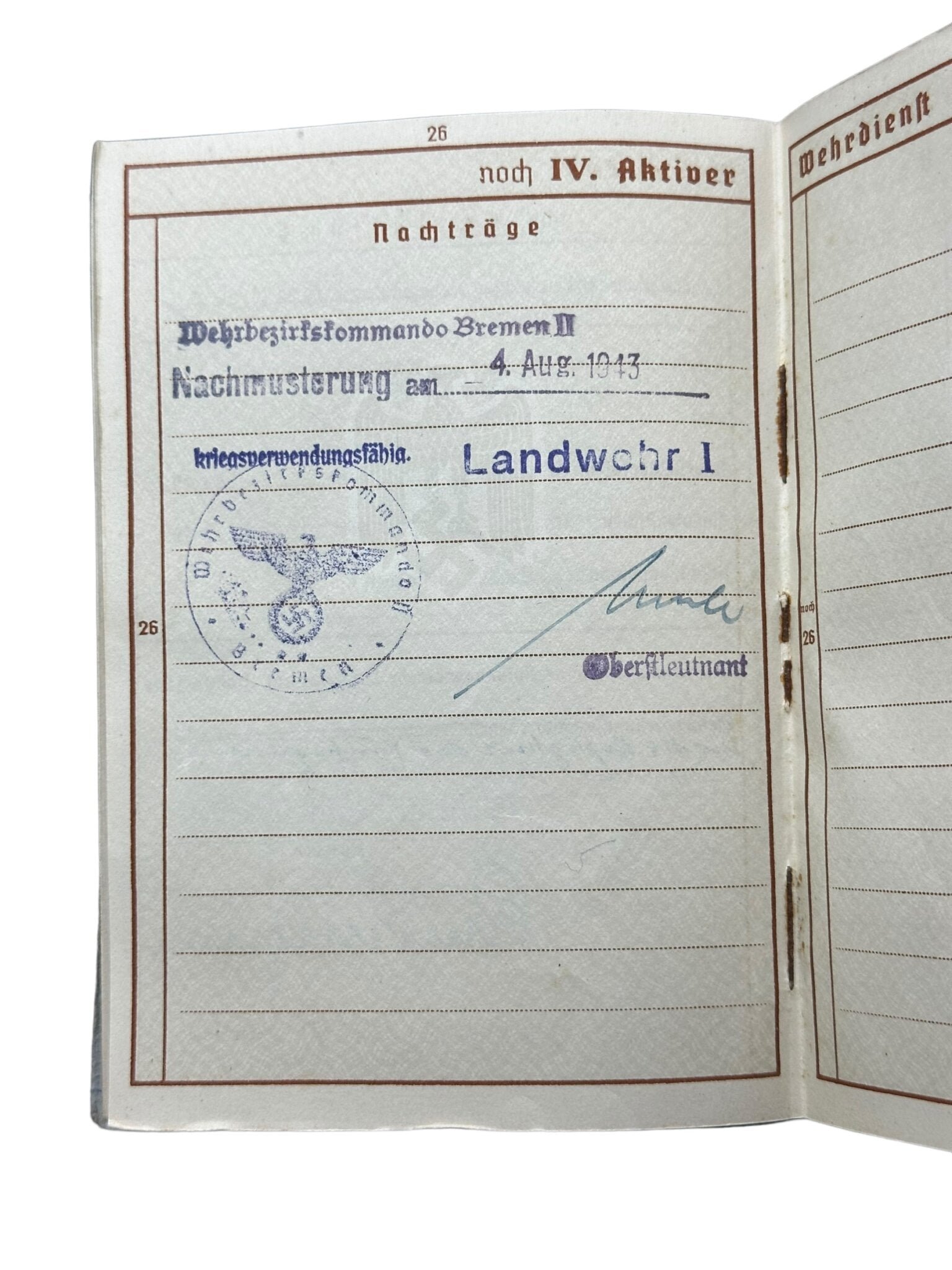 Kriegsmarine Wehrpas with his EKM! — image 4