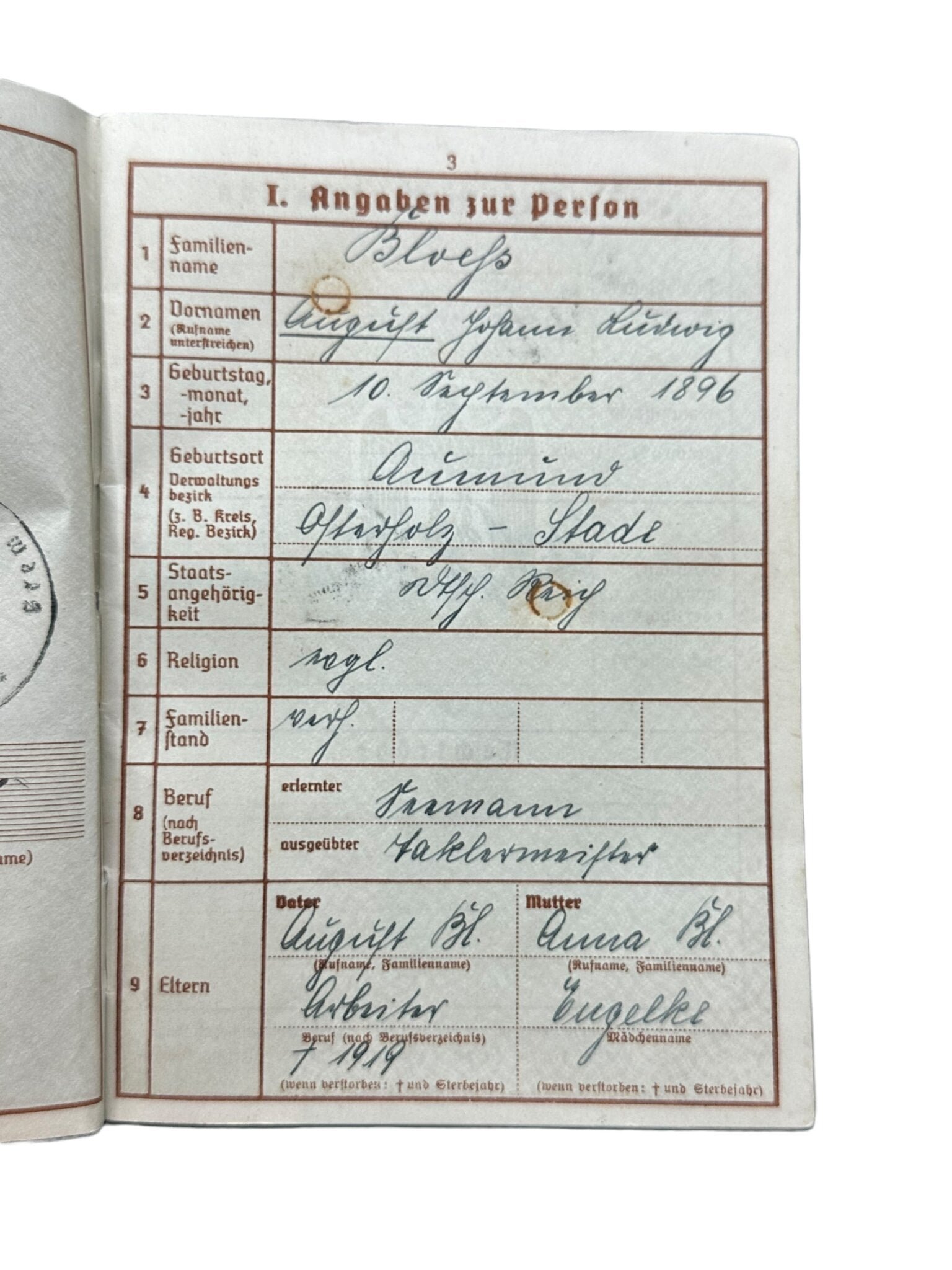 Kriegsmarine Wehrpas with his EKM! — image 5