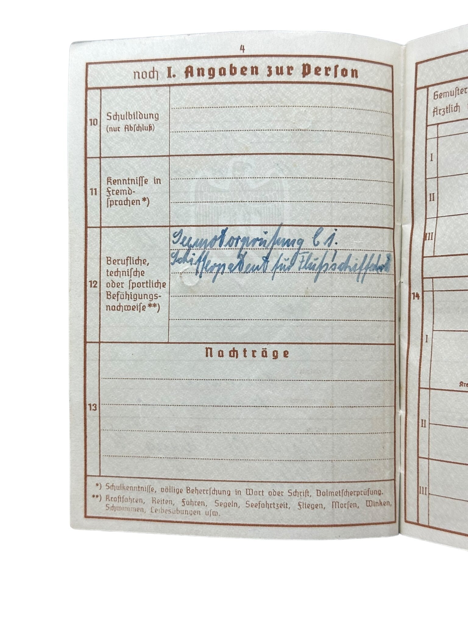 Kriegsmarine Wehrpas with his EKM! — image 6