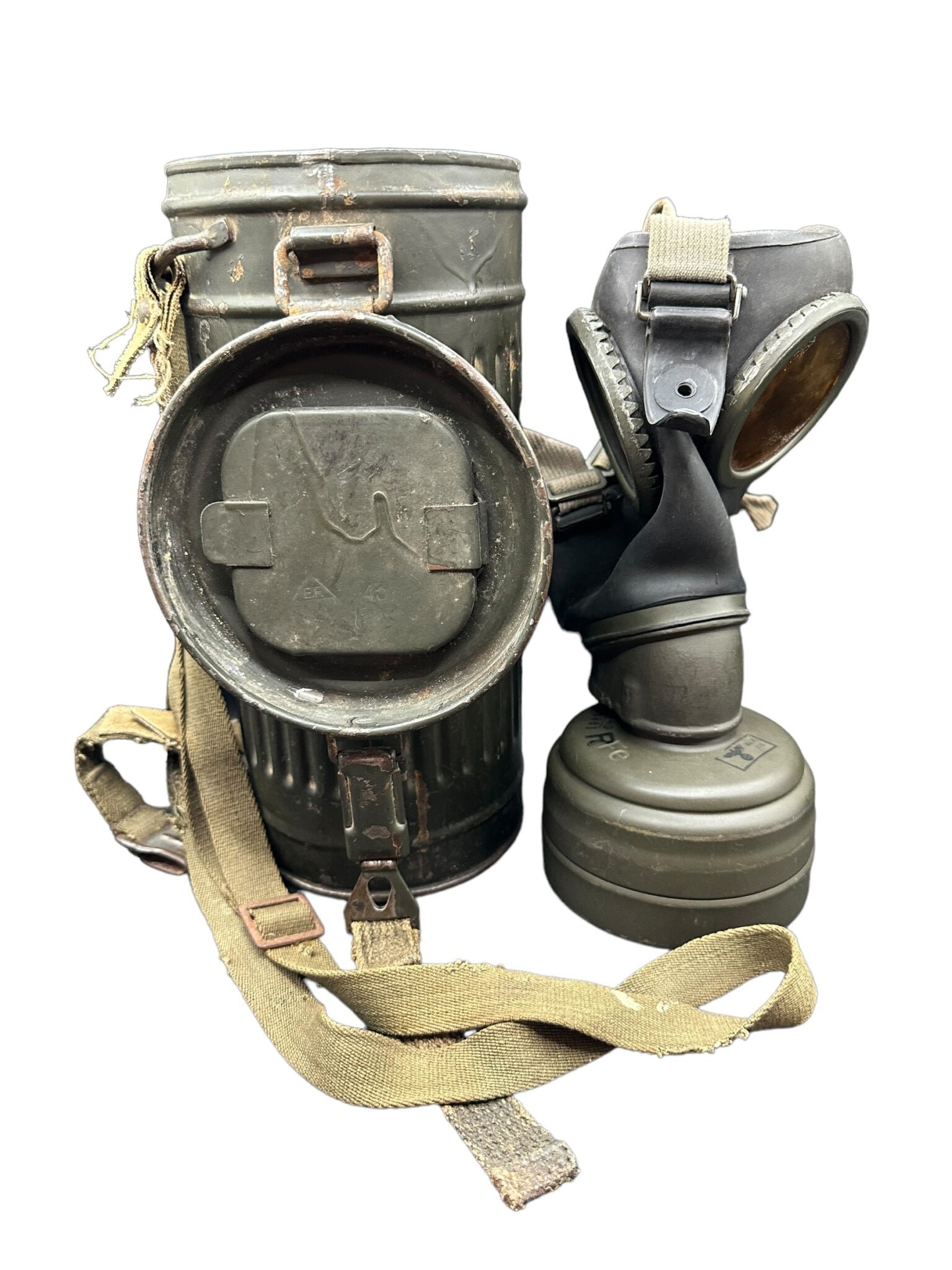 Gasmask EF with tan straps — image 6