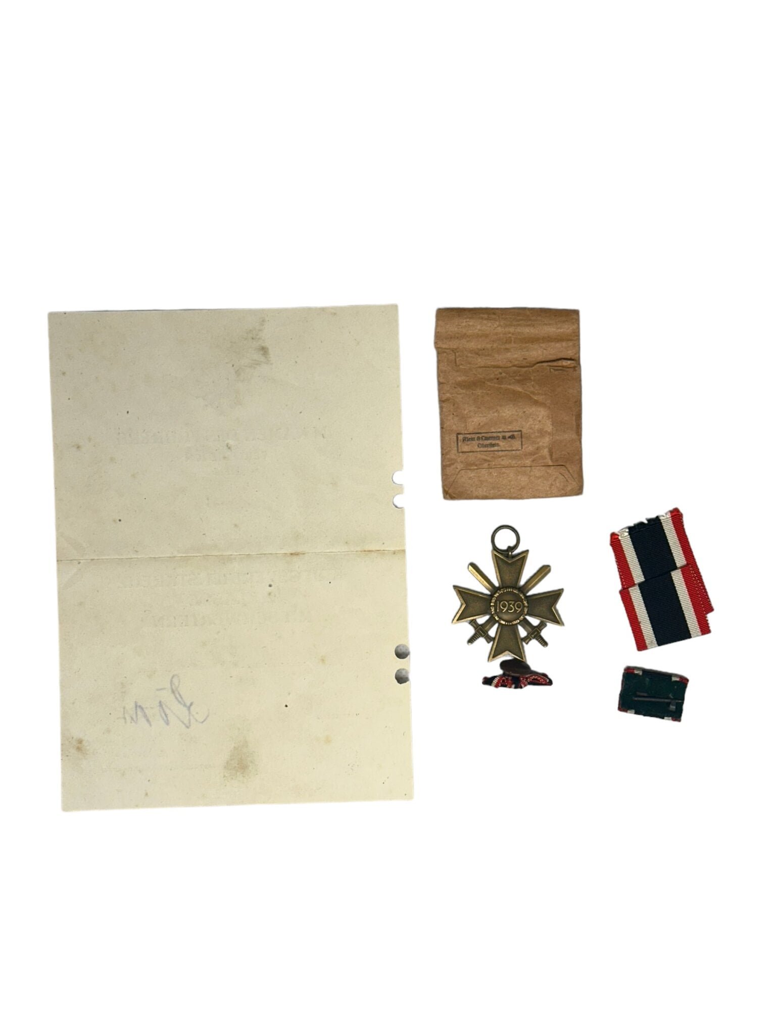 Kriegsverdienstenmedaille set — image 2