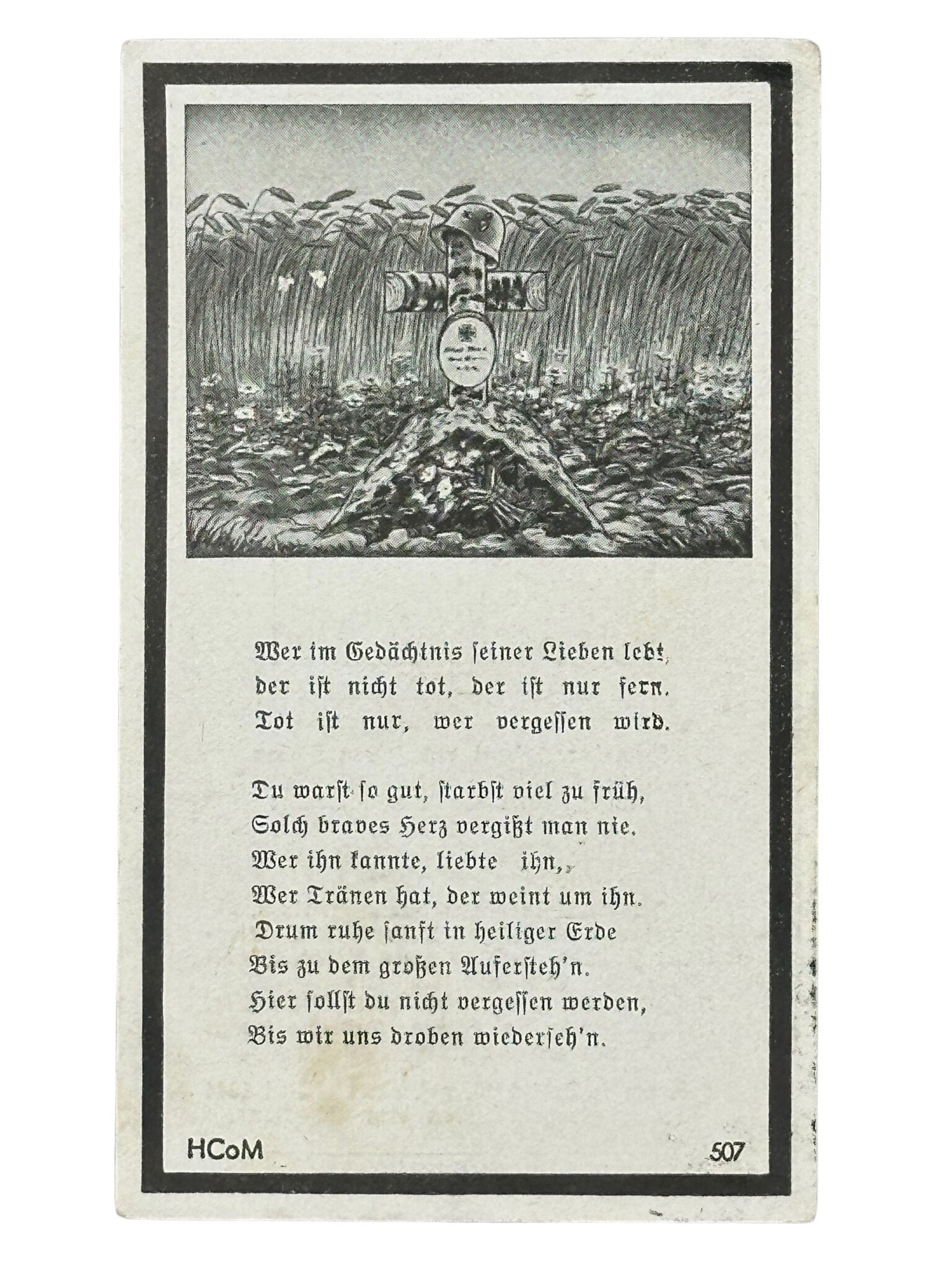 Deathcard Hans Schütz — image 2