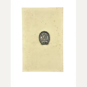 DRL medal with citation