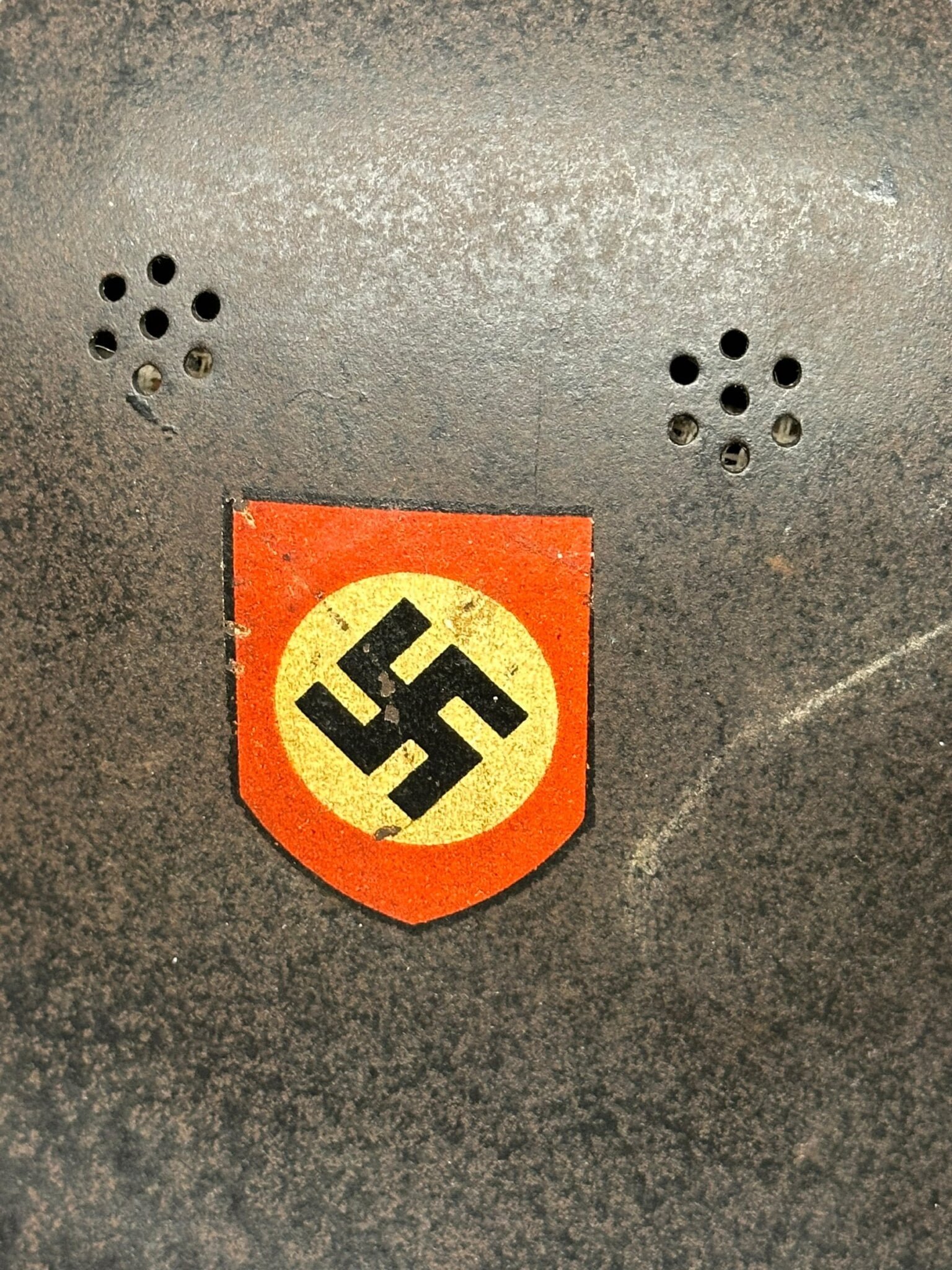 M34 dubble decal Feuerschutzpolizei helmet — image 6