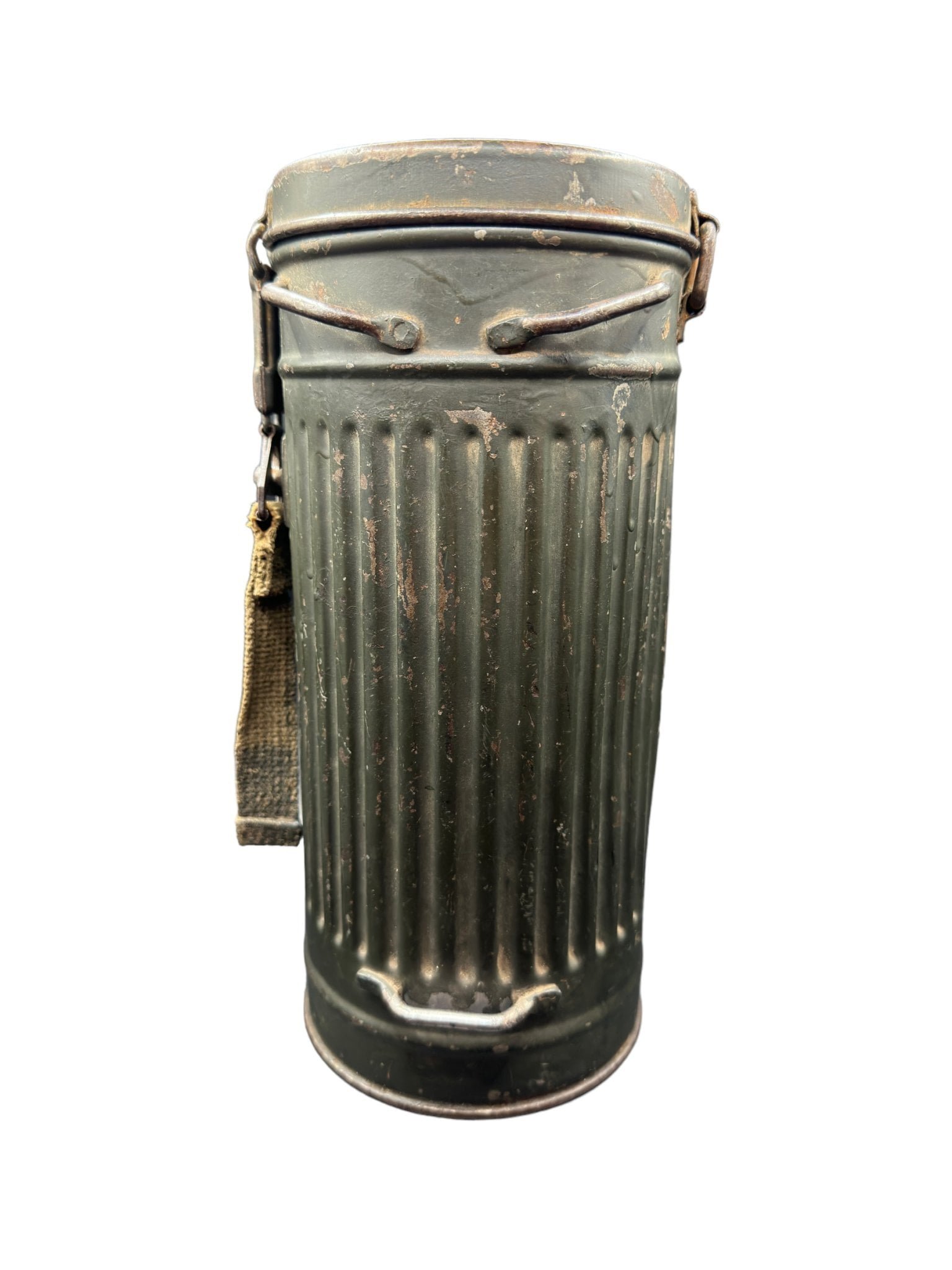 Gasmask canister marked EF — image 2