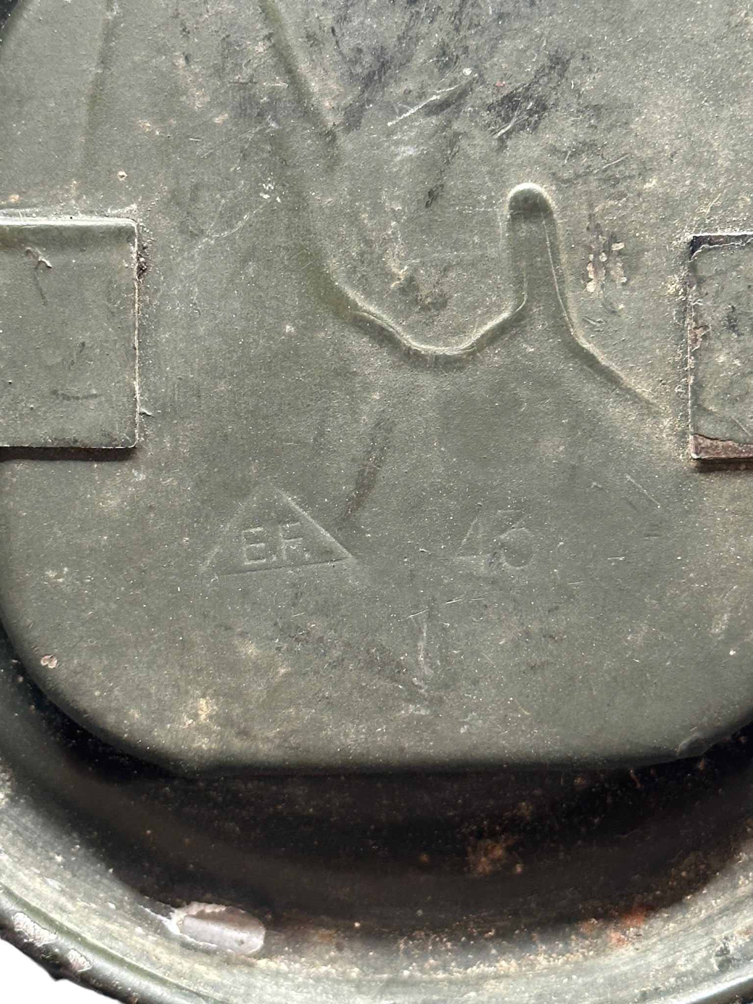 Gasmask canister marked EF — image 6