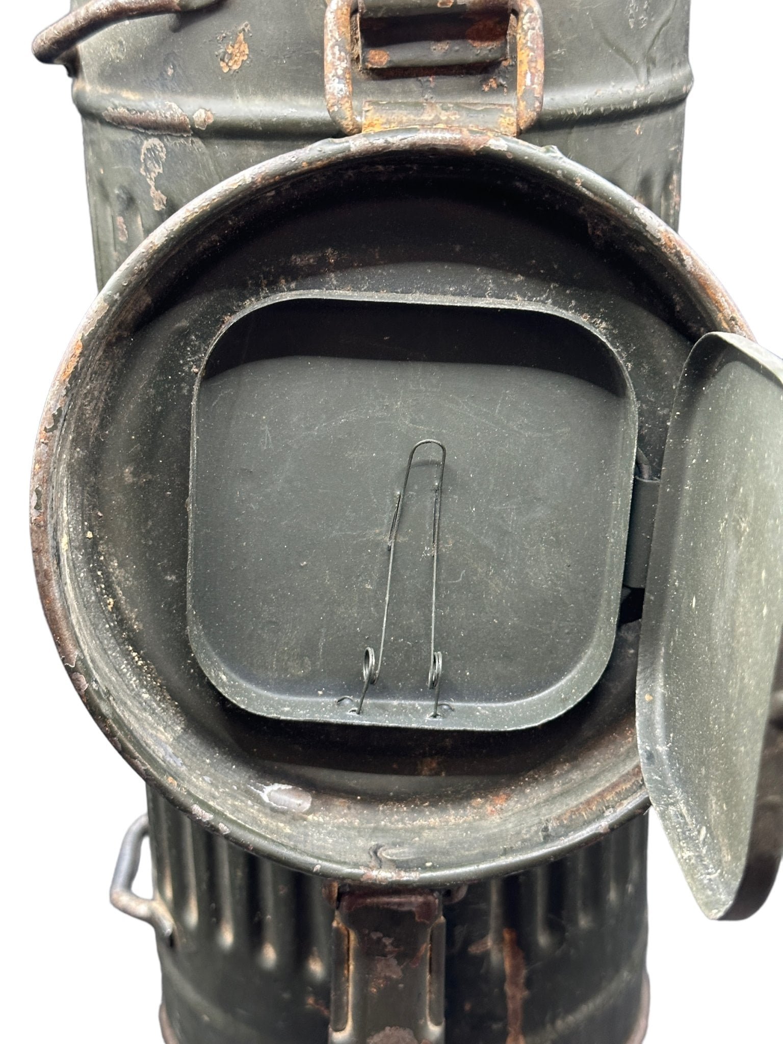 Gasmask canister marked EF — image 7