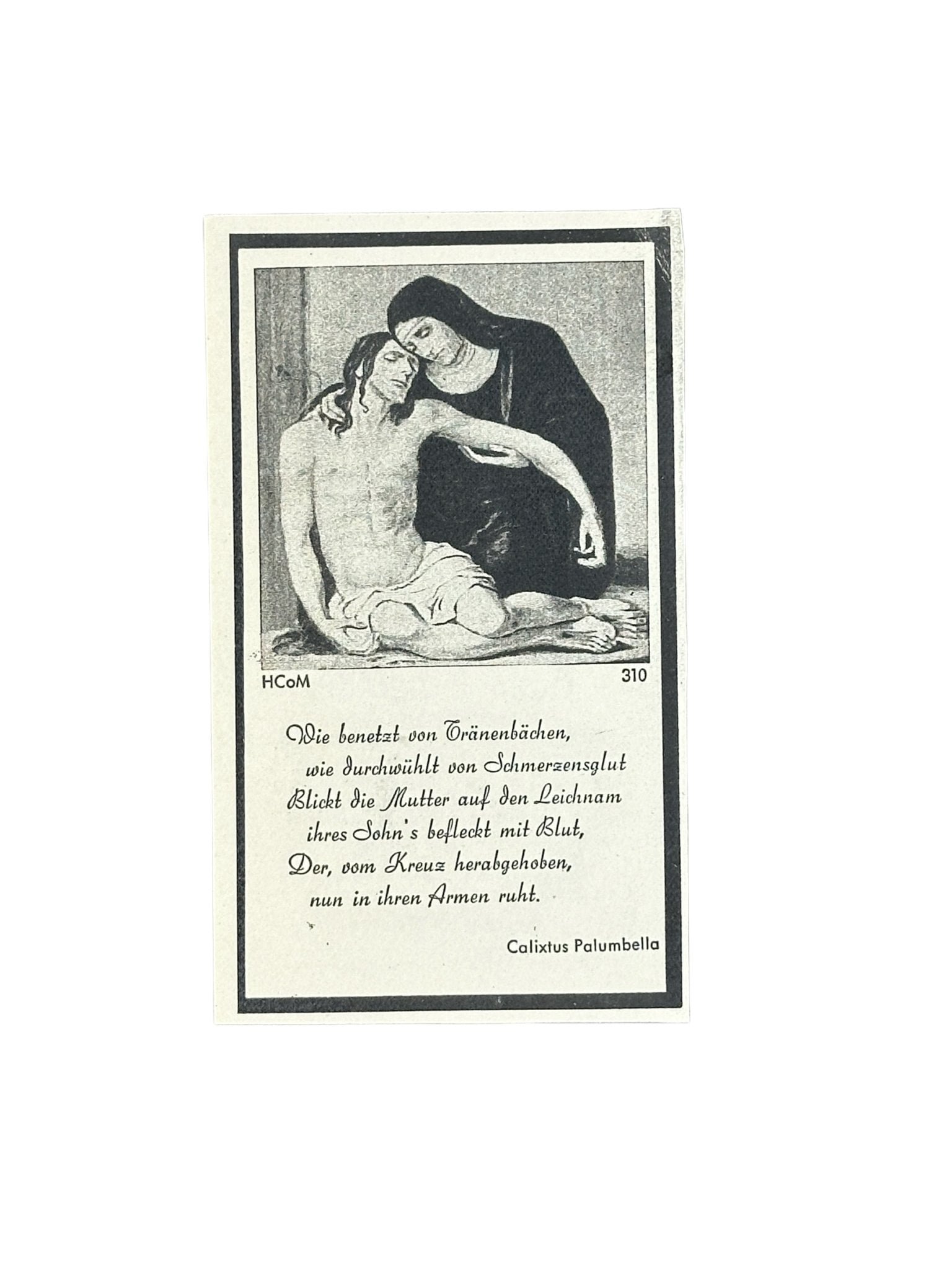 Kriegsmarine deathcard — image 2