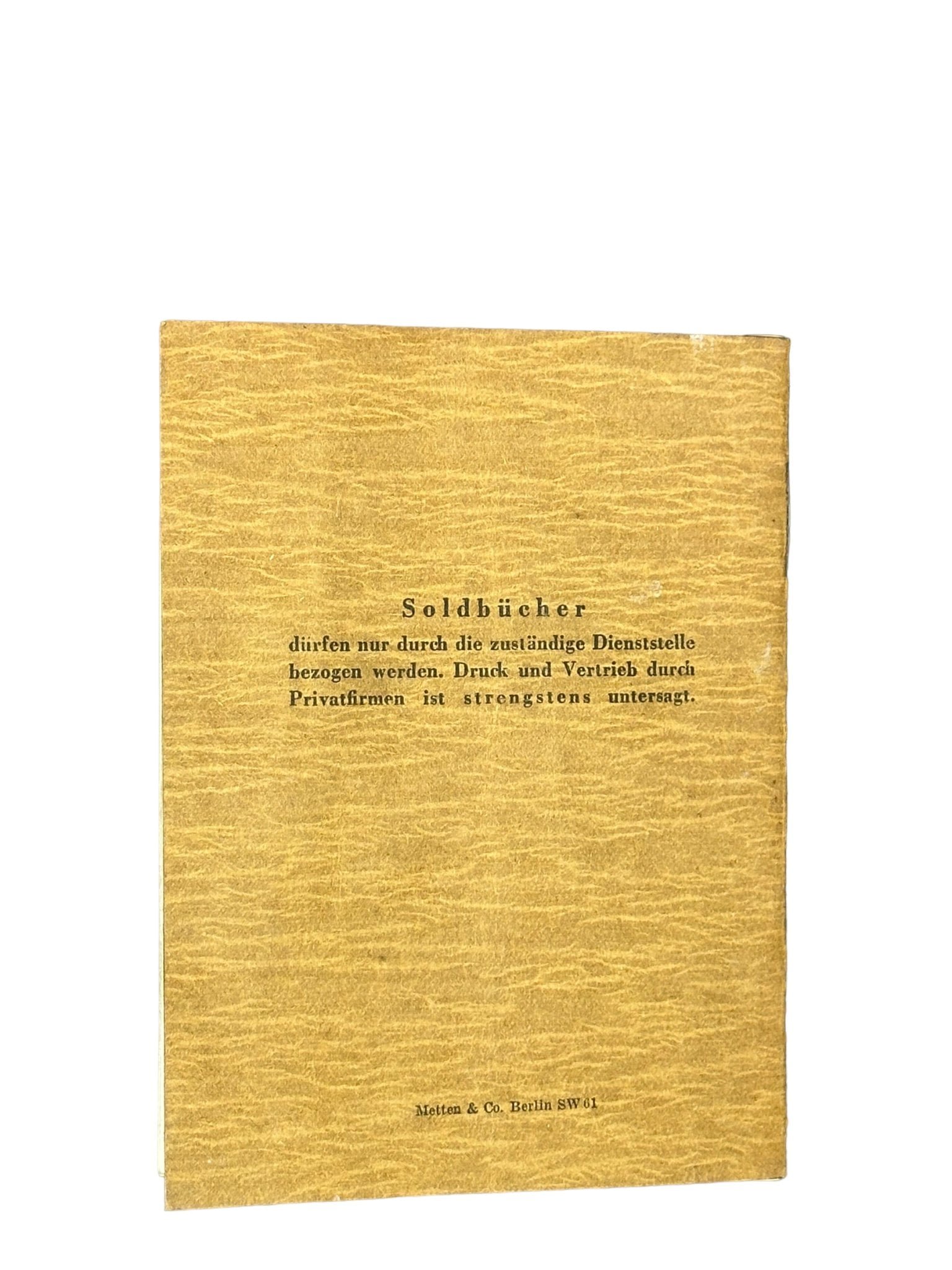 Volkssturm Soldbuch — image 11