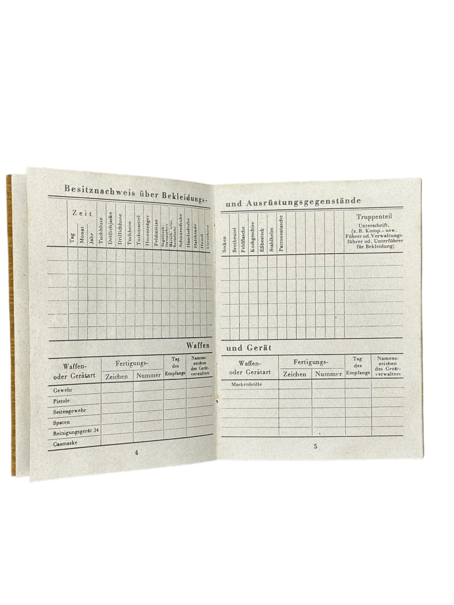 Volkssturm Soldbuch — image 5