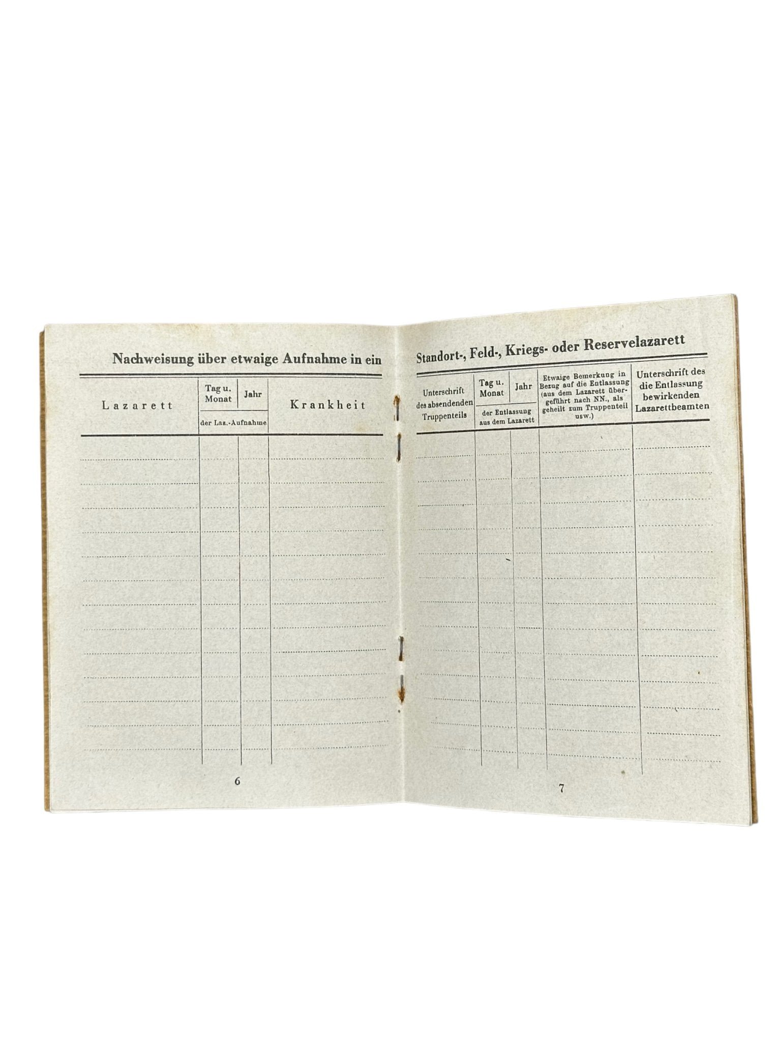 Volkssturm Soldbuch — image 6