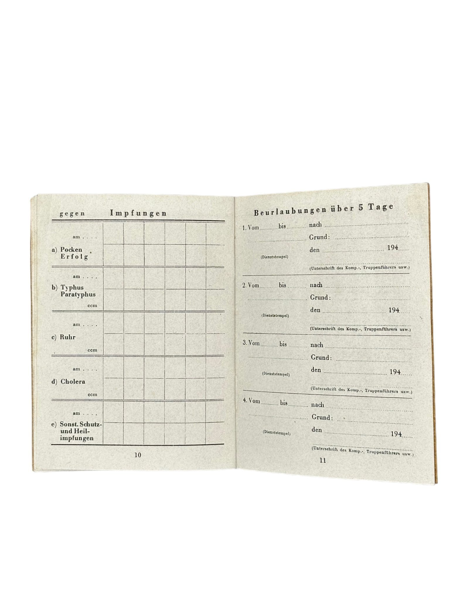 Volkssturm Soldbuch — image 9