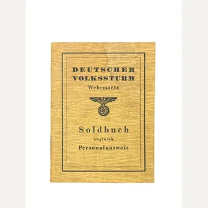 Volkssturm Soldbuch