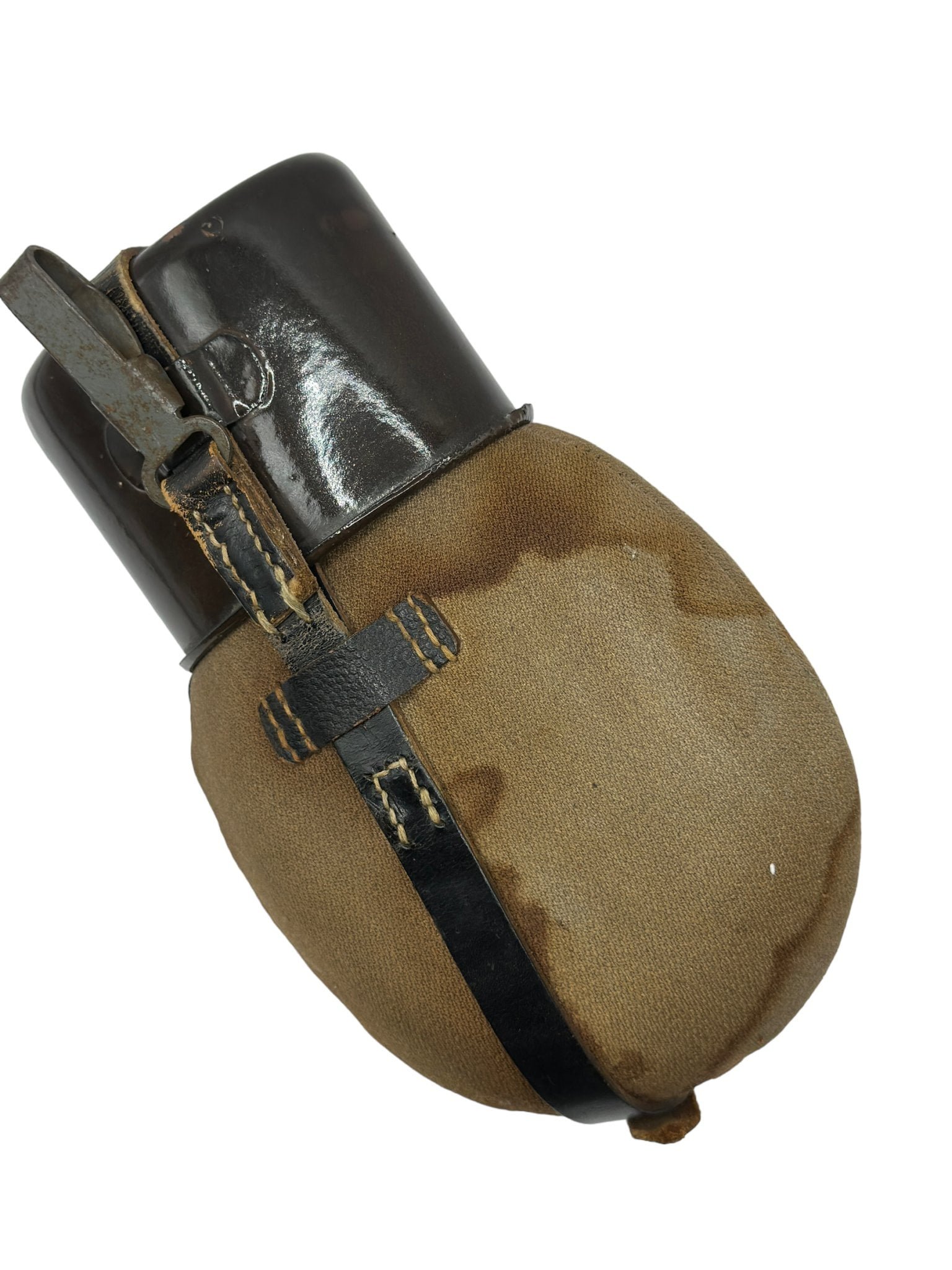 Brown enamel AEMA canteen — image 2