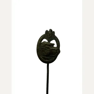 Miniature panzerkampfabzeichen bronze