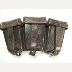 German K98 ammo pouch, dark brown, Duits patroontasje 1937 bruin …