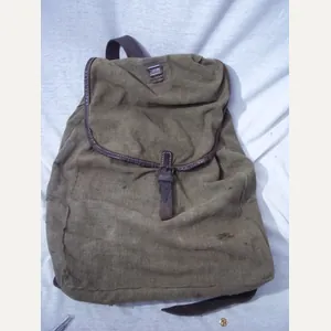 German Rucksack, bagpack, midwar production. Duitse stoffen rugzak mooi gemarkeerd …