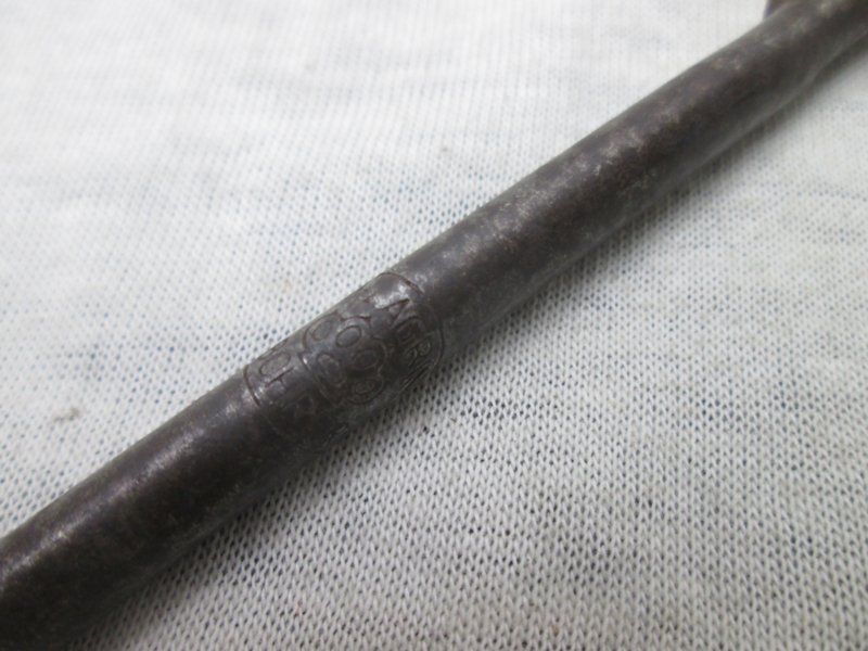 German drill bit tool nicely marked, Duitse boor, mooi gemarkeerd, met maker, nummer en adelaarstempel, decoratief. — image 6