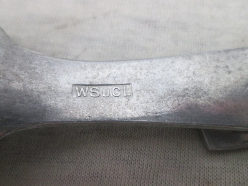 German Göffel, Duits inklapbaar eetbestek aluminium, gemarkeerd. — image 5