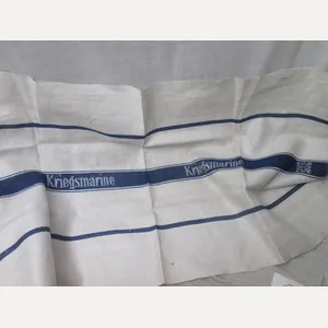 Towel of the German Navy. Handdoek van de Kriegsmarine, blauw …