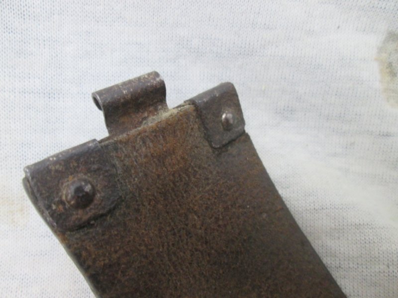 German belt nicely marked, Duits leren riem, met markering. — image 4