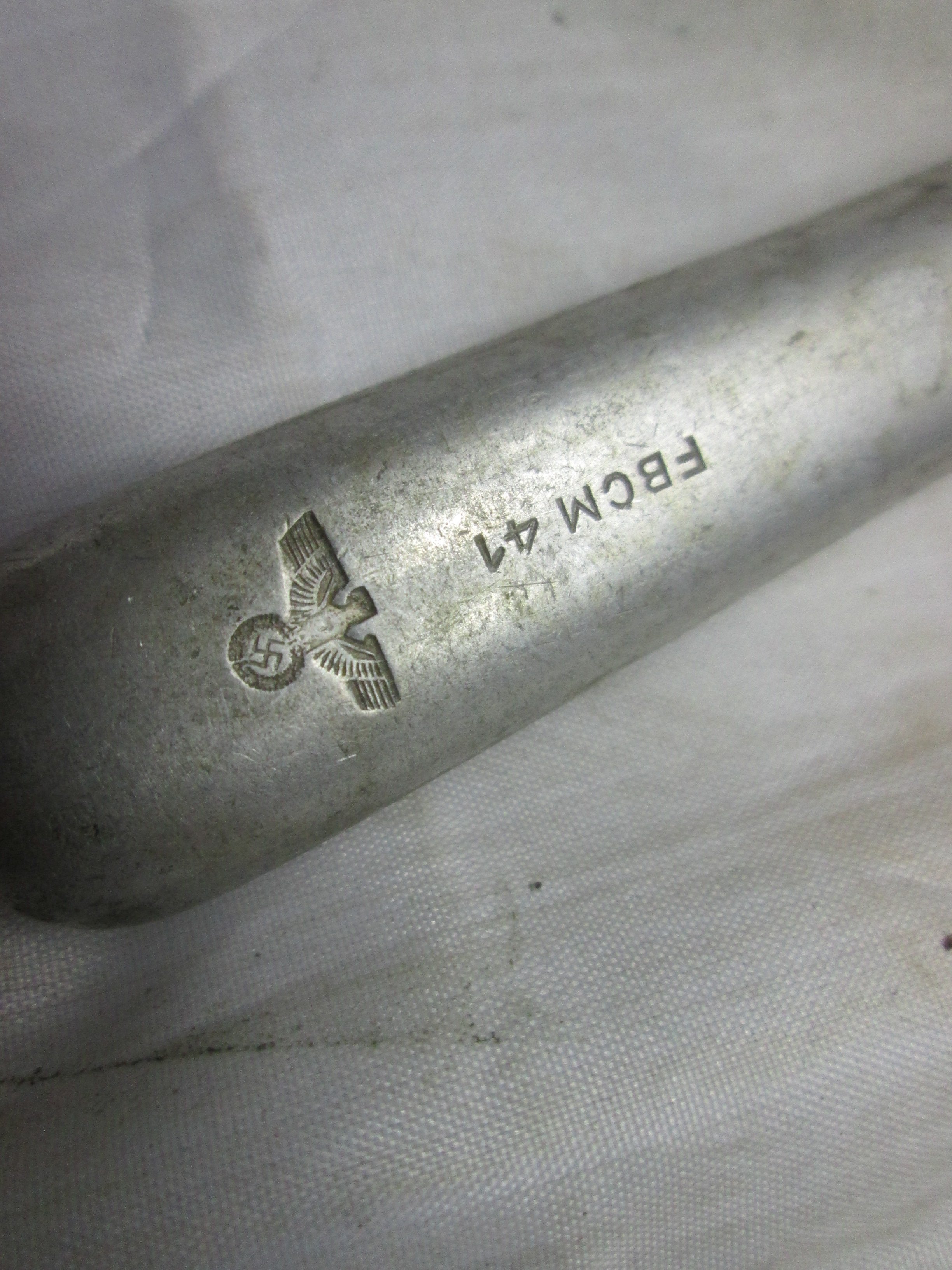 German wehrmacht dinner knife. Duits bestek mes met Wehrmachtadelaar. — image 3