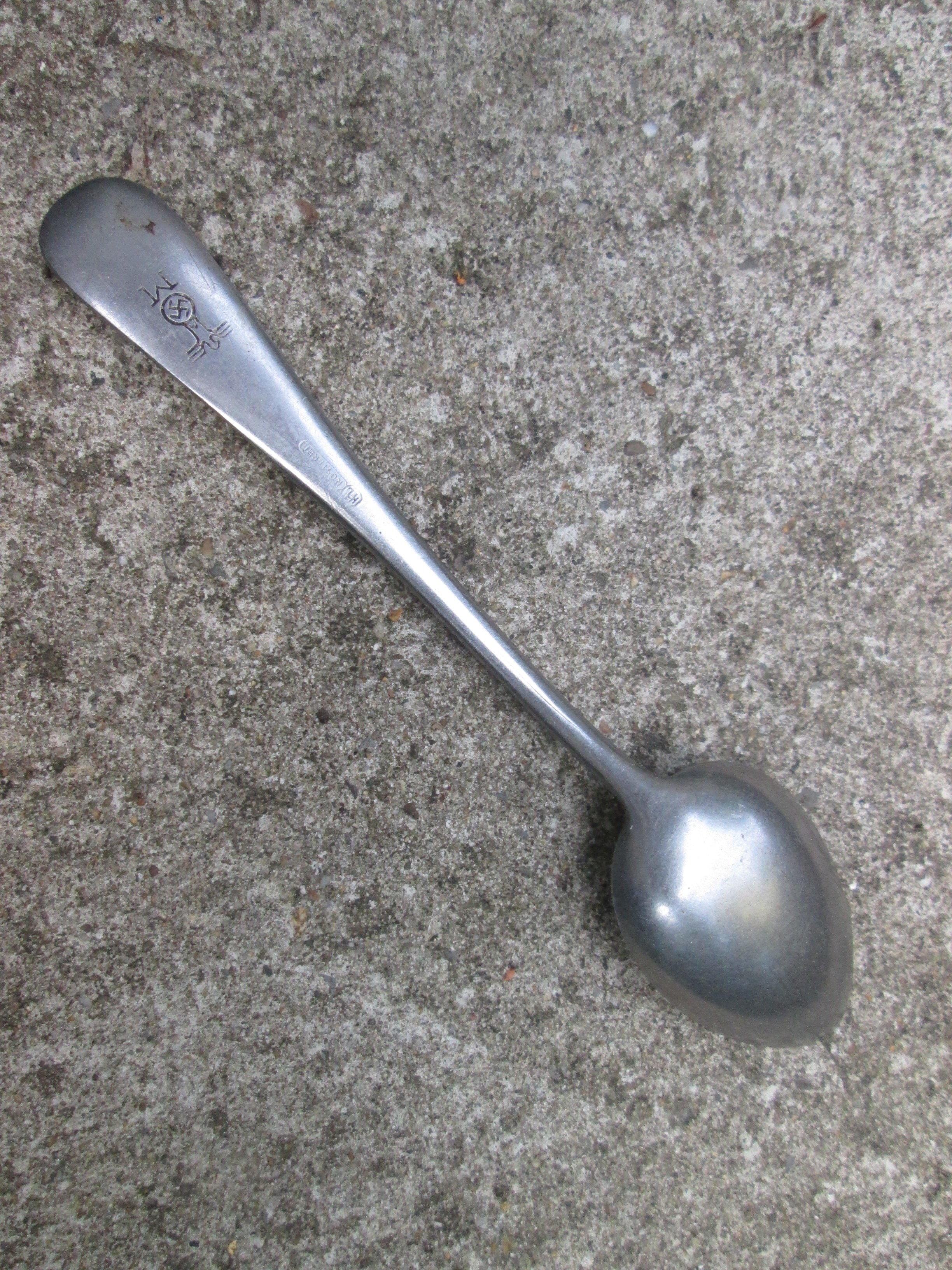 German teaspoon Royal Navy. Duits lepeltje van de KRIEGSMARINE, mooi gemarkeerd. — image 2