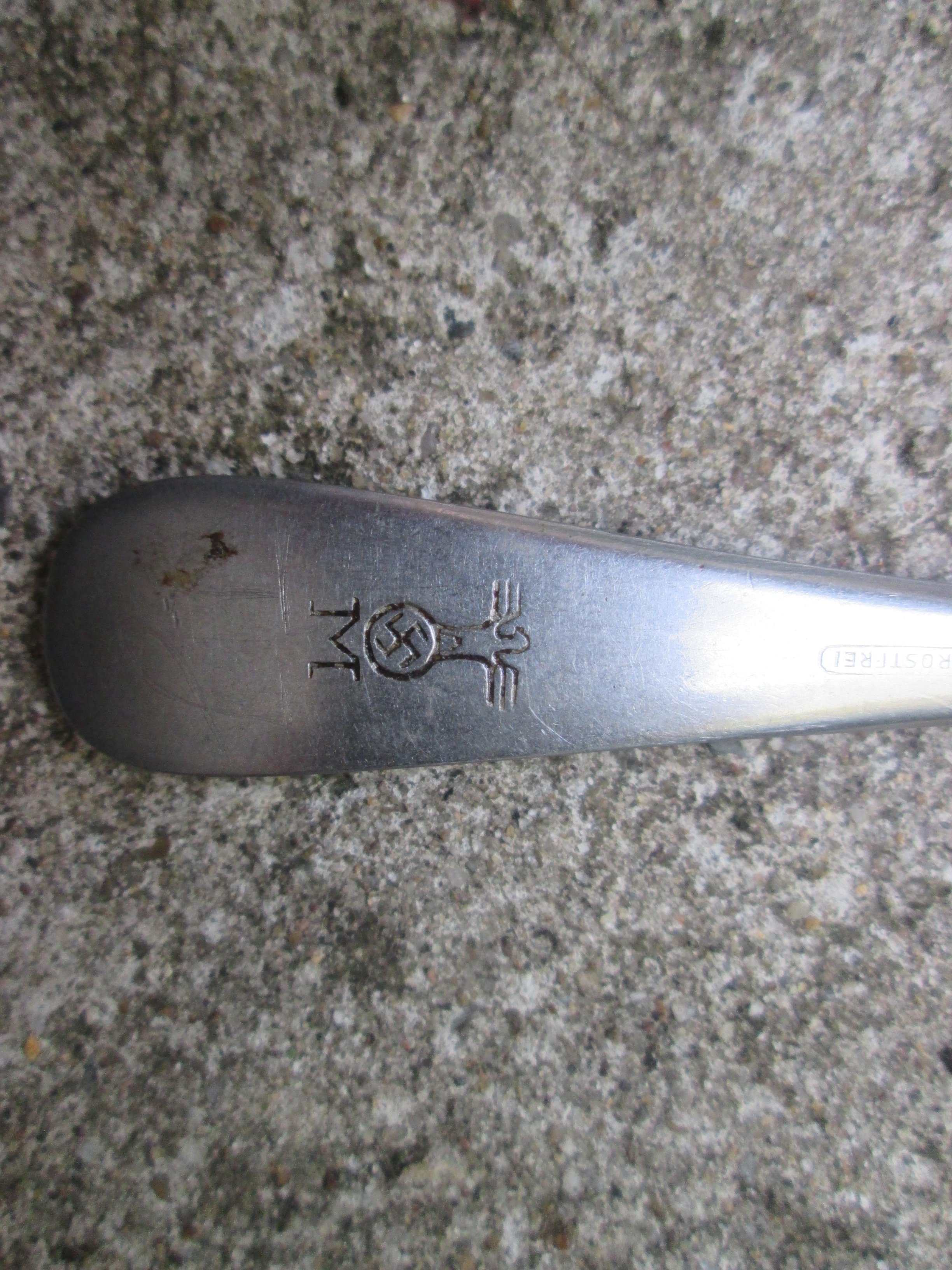 German teaspoon Royal Navy. Duits lepeltje van de KRIEGSMARINE, mooi gemarkeerd. — image 3