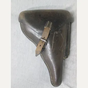 German hard shell P-08 holster nicely marked. Duits p-08 Lüger …