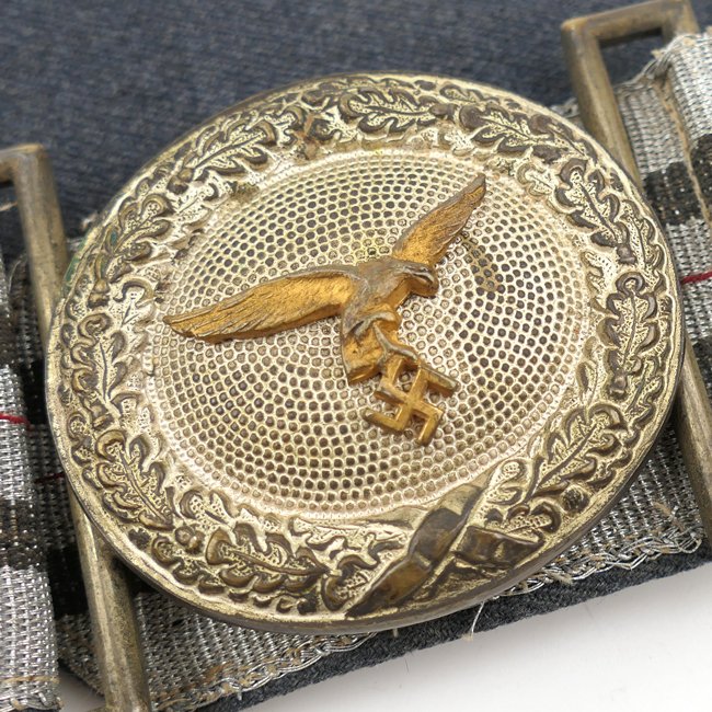  Luftwaffe Officer's Brocade Belt & Buckle — image 3