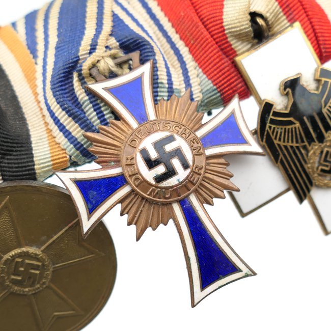 3-Piece Mother's Cross & Social Welfare Medal Bar — image 3