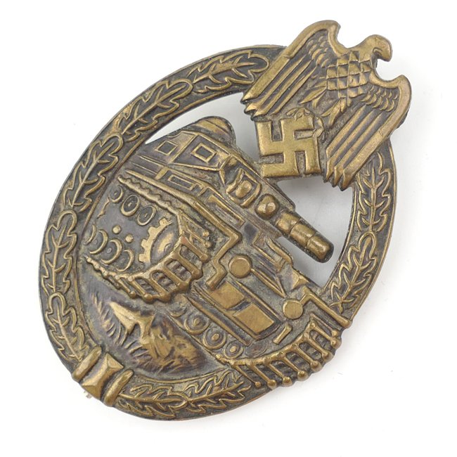 Panzerkampfabzeichen in Bronze - Schickle — image 2