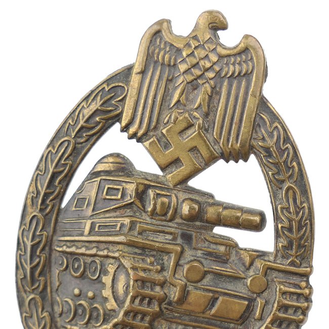 Panzerkampfabzeichen in Bronze - Schickle — image 3