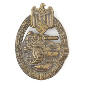 Panzerkampfabzeichen in Bronze - Schickle