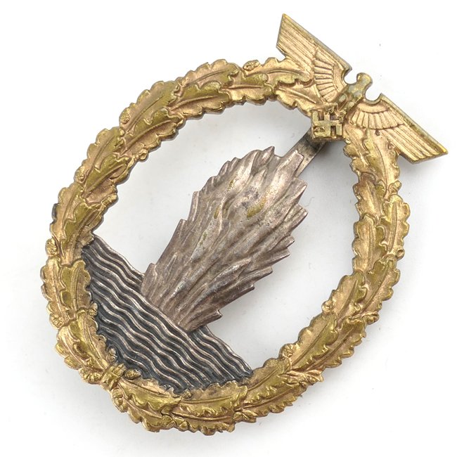 Kriegsmarine Minesweeper War Badge — image 2