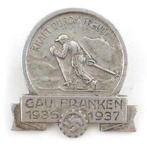 KdF 'Gau Franken 1936-1937' Tinnie