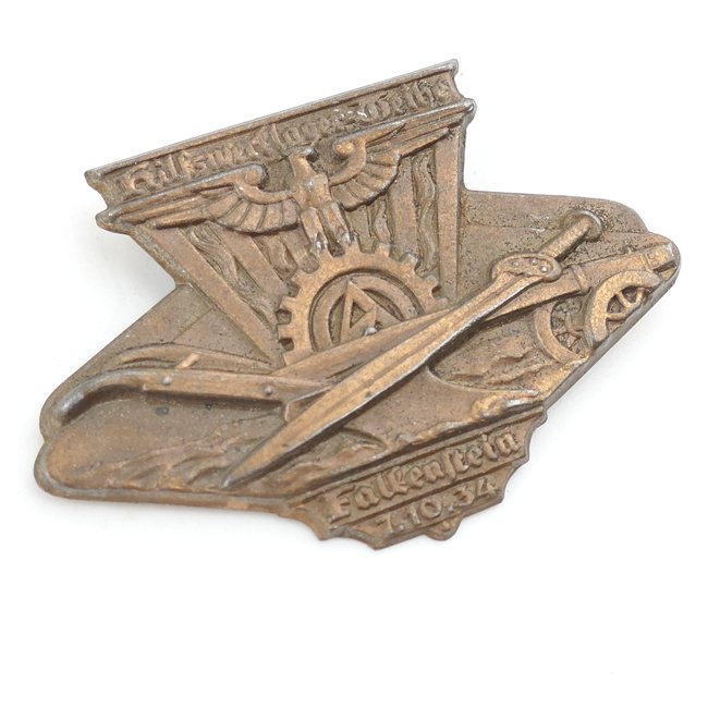 SA 'Hilfswerklager Weihe Falkenstein' 1934 Tinnie — image 2